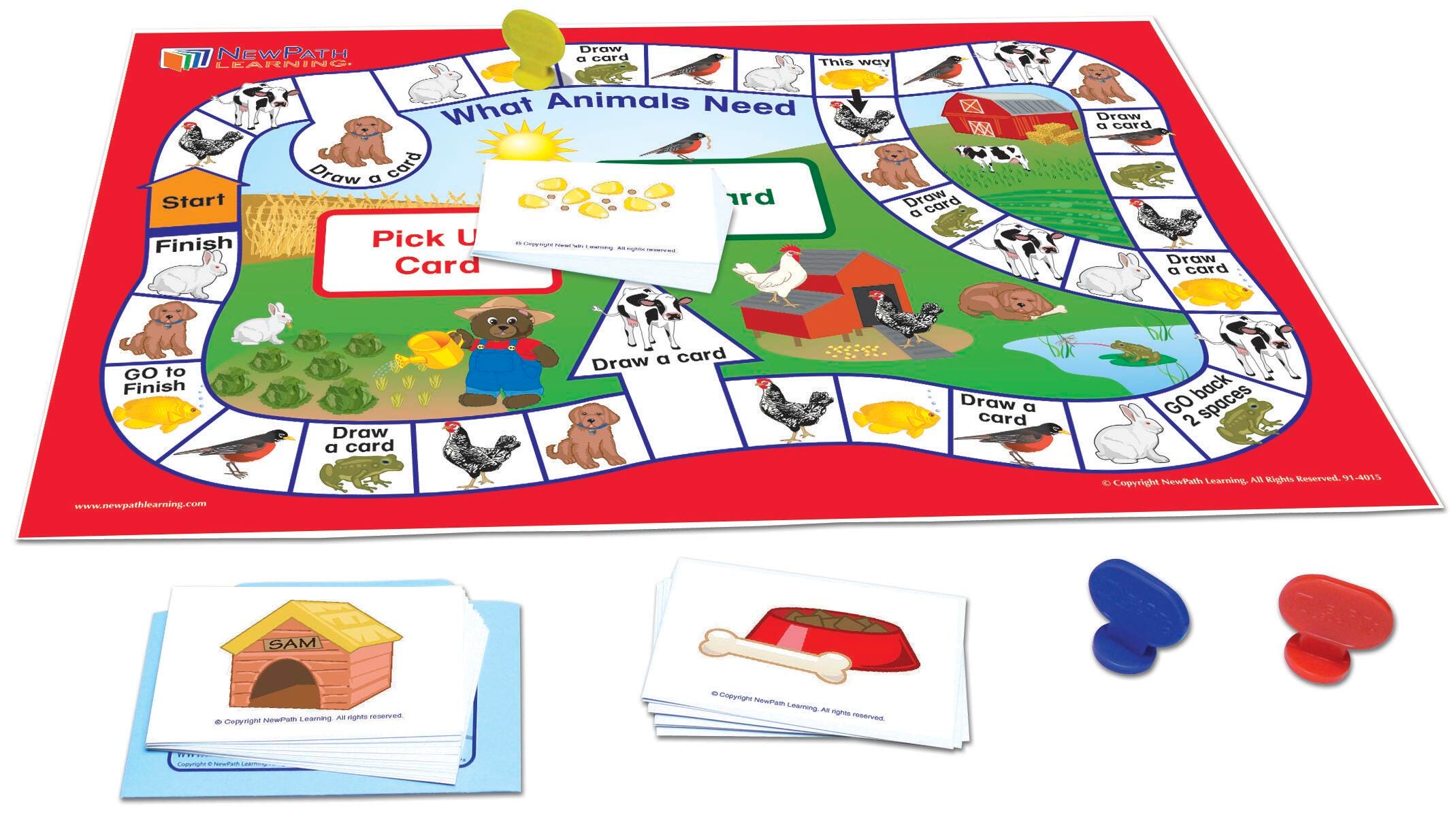 NewPath Learning Center Readiness Game, All About Animals 2002069
